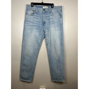 Madewell 1991 Straight Leg Jeans Men's Size 36 x 32 Light Wash Blue Denim